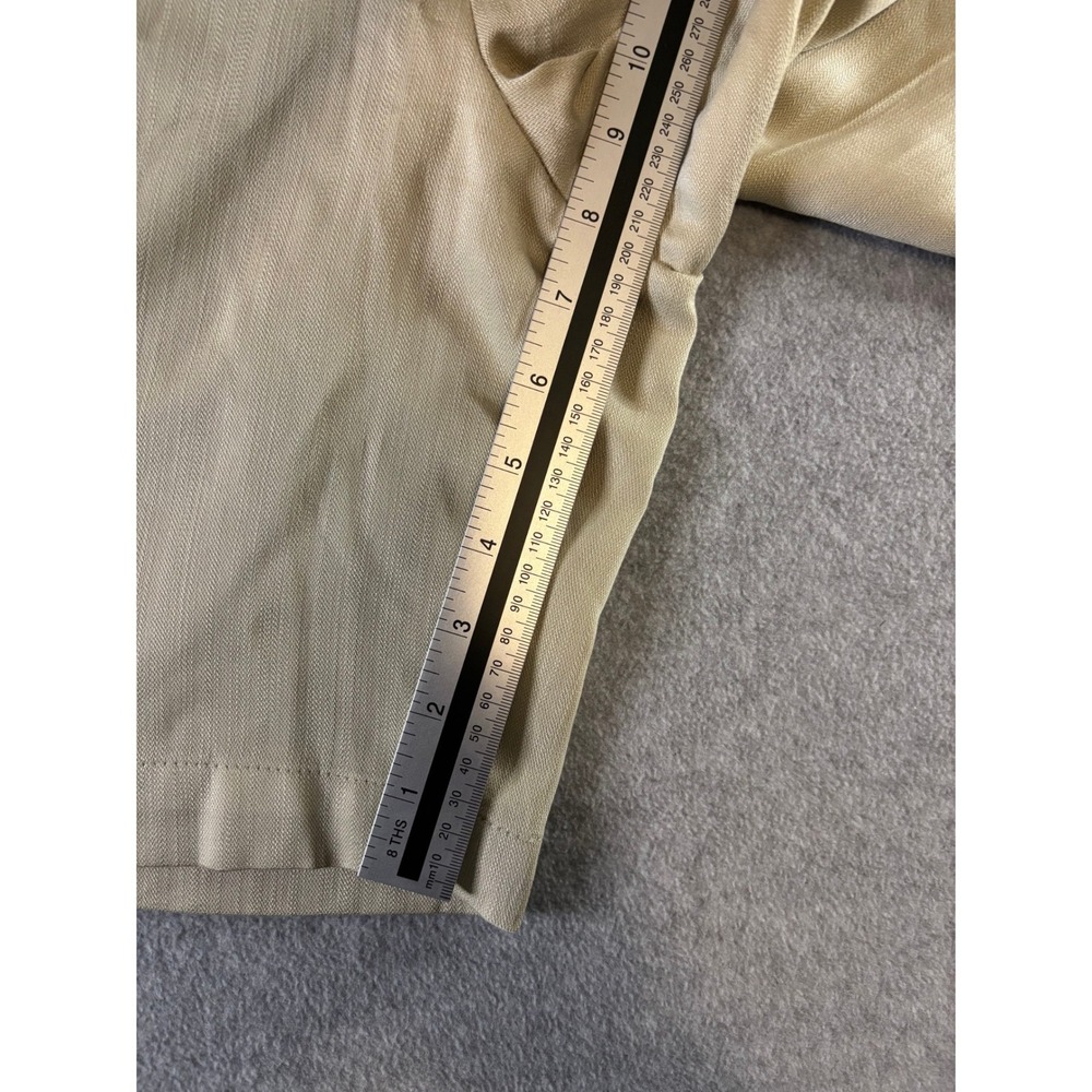 Jos. A. Bank Men's Size 35 Tan Pleated Shorts 100% Tencel Lyocell Khaki  Fit - Picture 5 of 6